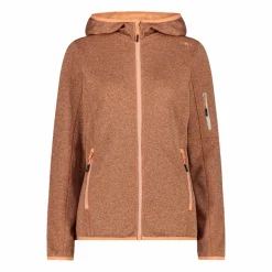 Pile Knit-tech con cappuccio e mesh