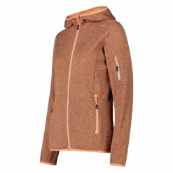 Pile Knit-tech con cappuccio e mesh