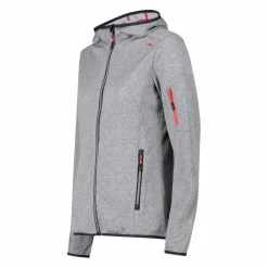 Pile Knit-tech con cappuccio e mesh