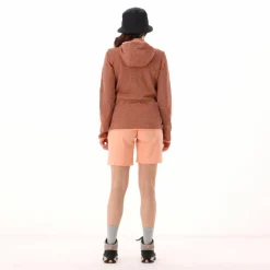 Pile Knit-tech con cappuccio e mesh