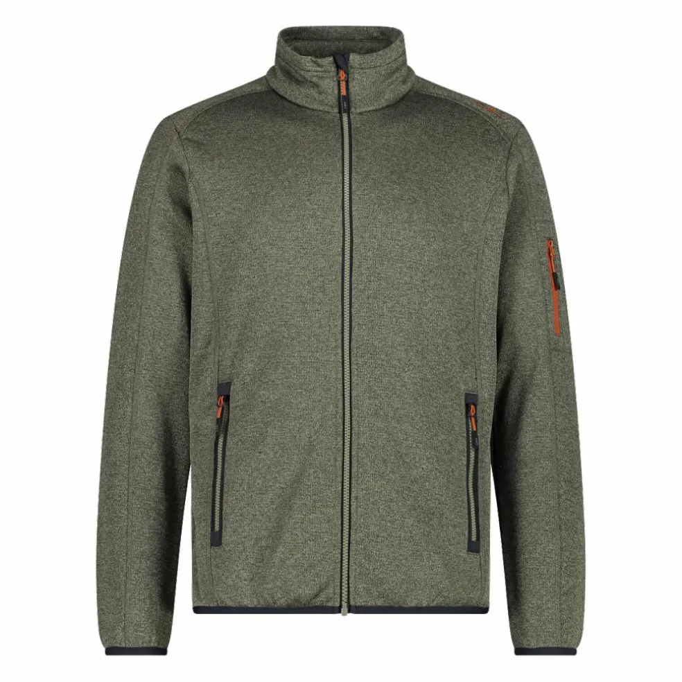 Pile Knit-tech con mesh da uomo