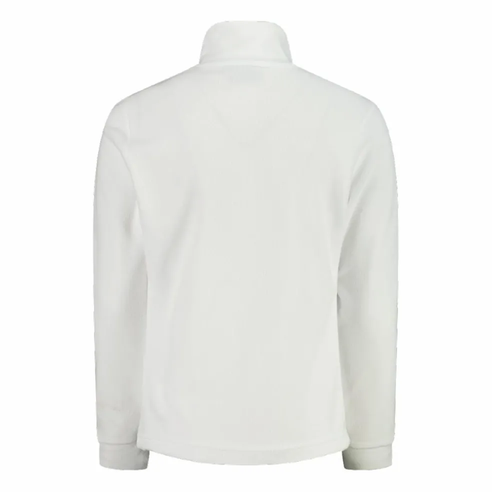 Pile mezza zip arctic fleece da bambina con fiocco di neve
