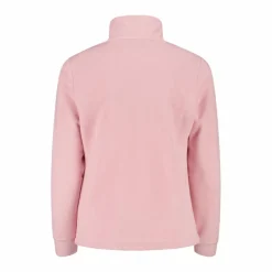 Pile mezza zip arctic fleece da bambina con fiocco di neve