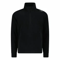 Pile mezza zip arctic fleece da bambina con fiocco di neve