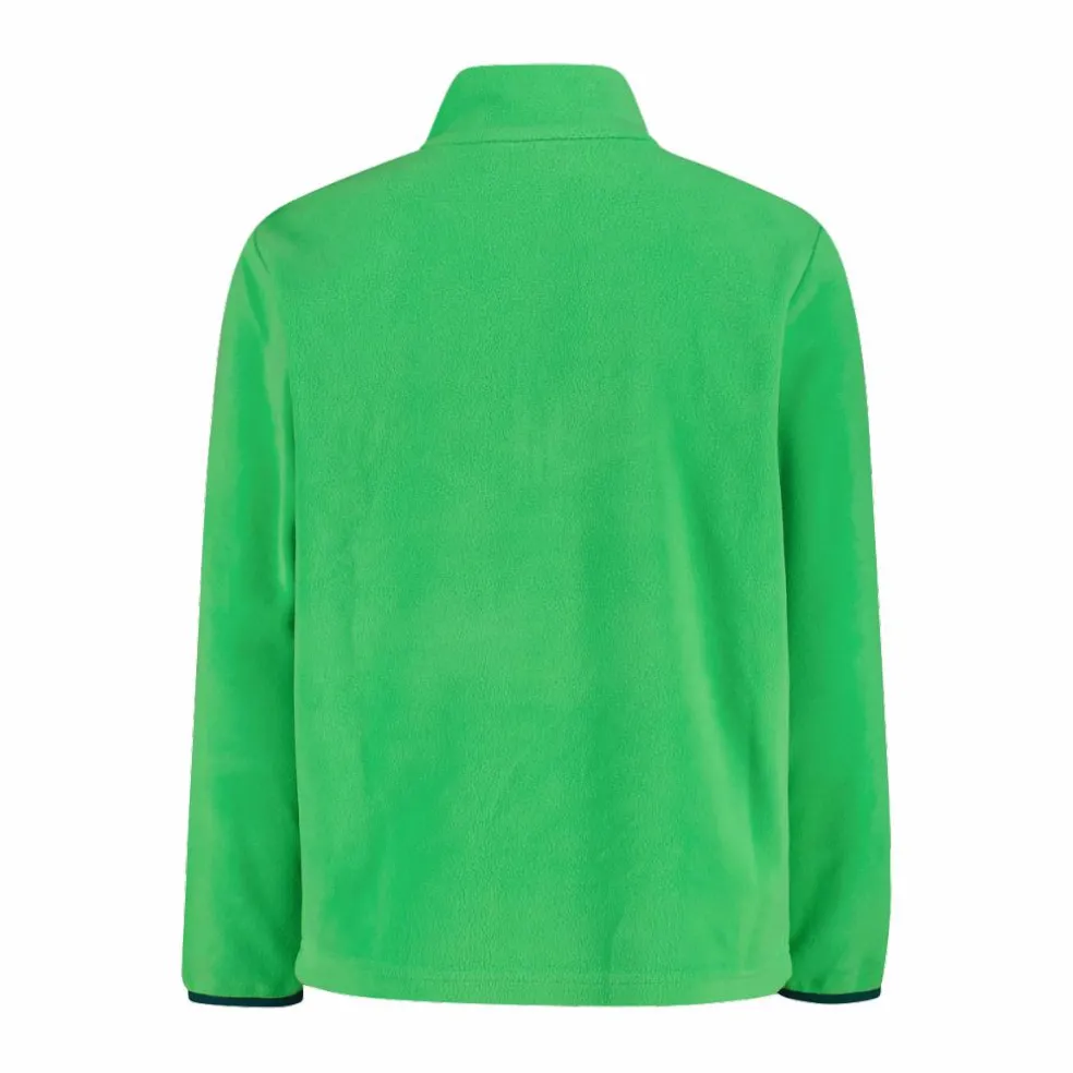 Pile mezza zip arctic fleece da bambino con dettagli geometrici