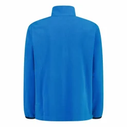 Pile mezza zip arctic fleece da bambino con dettagli geometrici