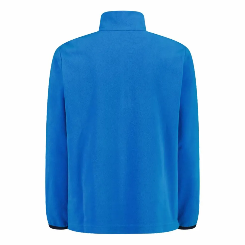 Pile mezza zip arctic fleece da bambino con dettagli geometrici