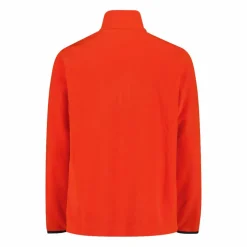 Pile mezza zip arctic fleece da bambino con dettagli geometrici