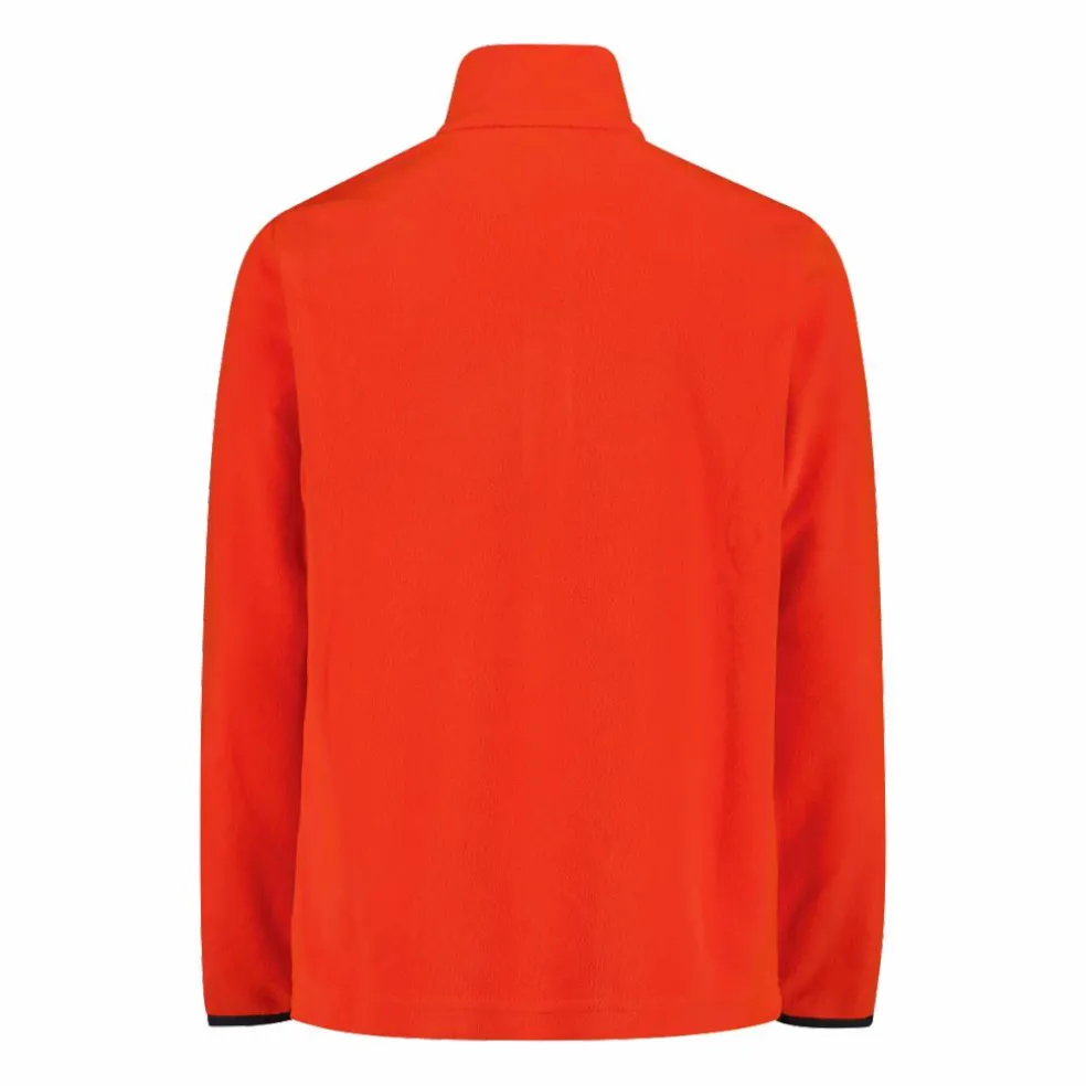 Pile mezza zip arctic fleece da bambino con dettagli geometrici