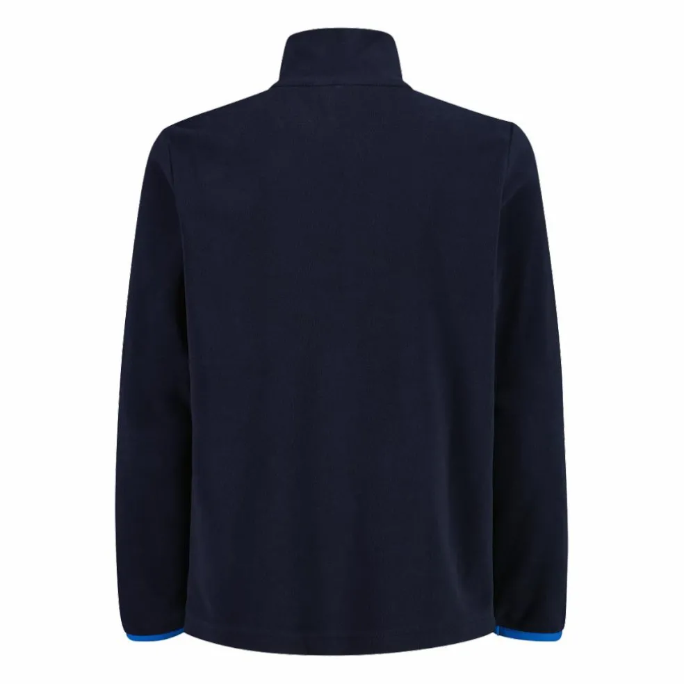 Pile mezza zip arctic fleece da bambino con dettagli geometrici