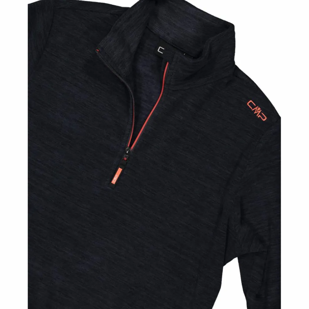 Pile mezza zip bambino mèlange
