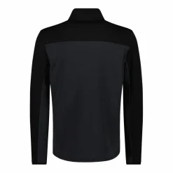Pile mezza zip Grid Tech da uomo in block color