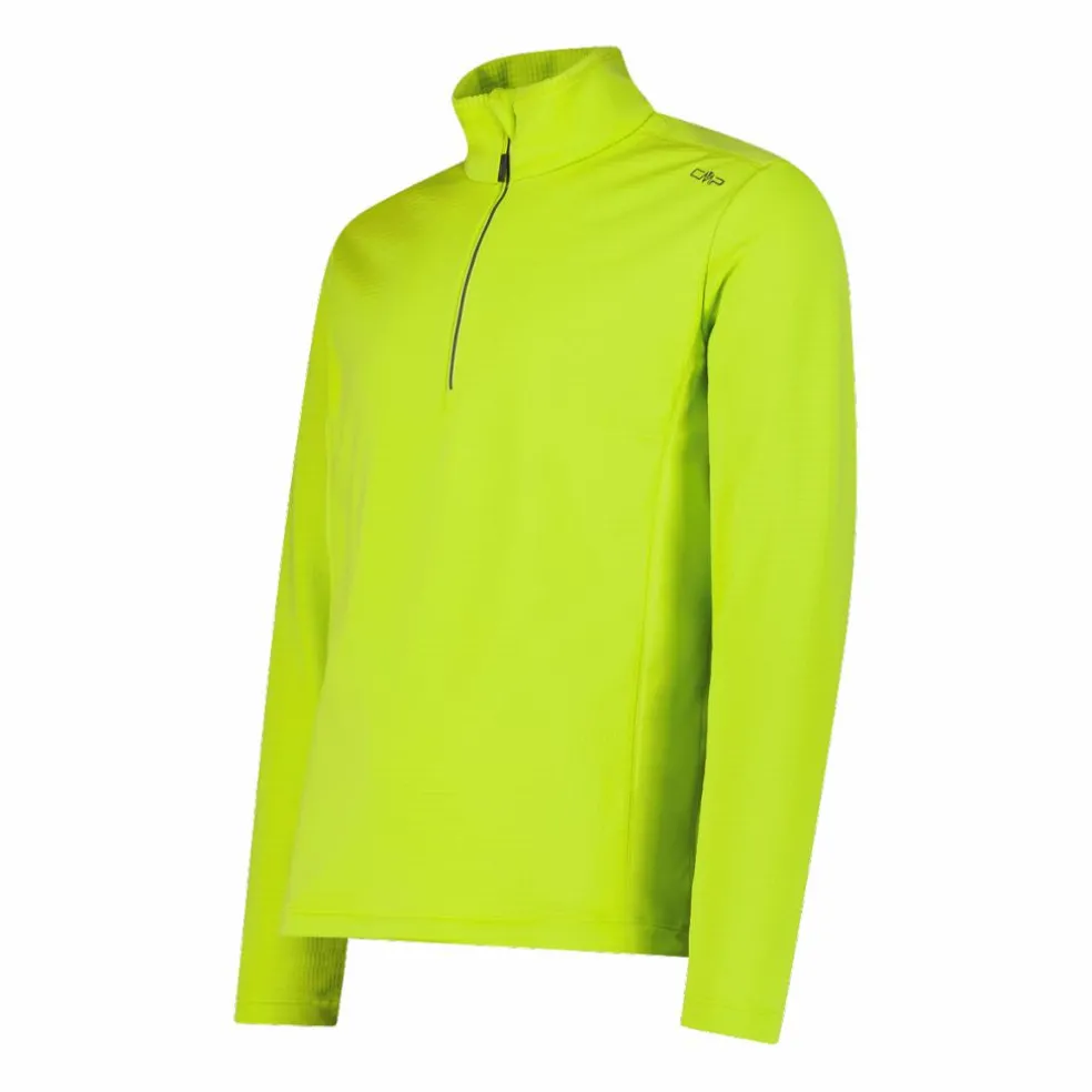 Pile mezza zip Grid Tech da uomo