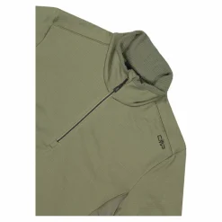 Pile mezza zip Grid Tech da uomo