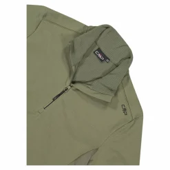 Pile mezza zip Grid Tech da uomo