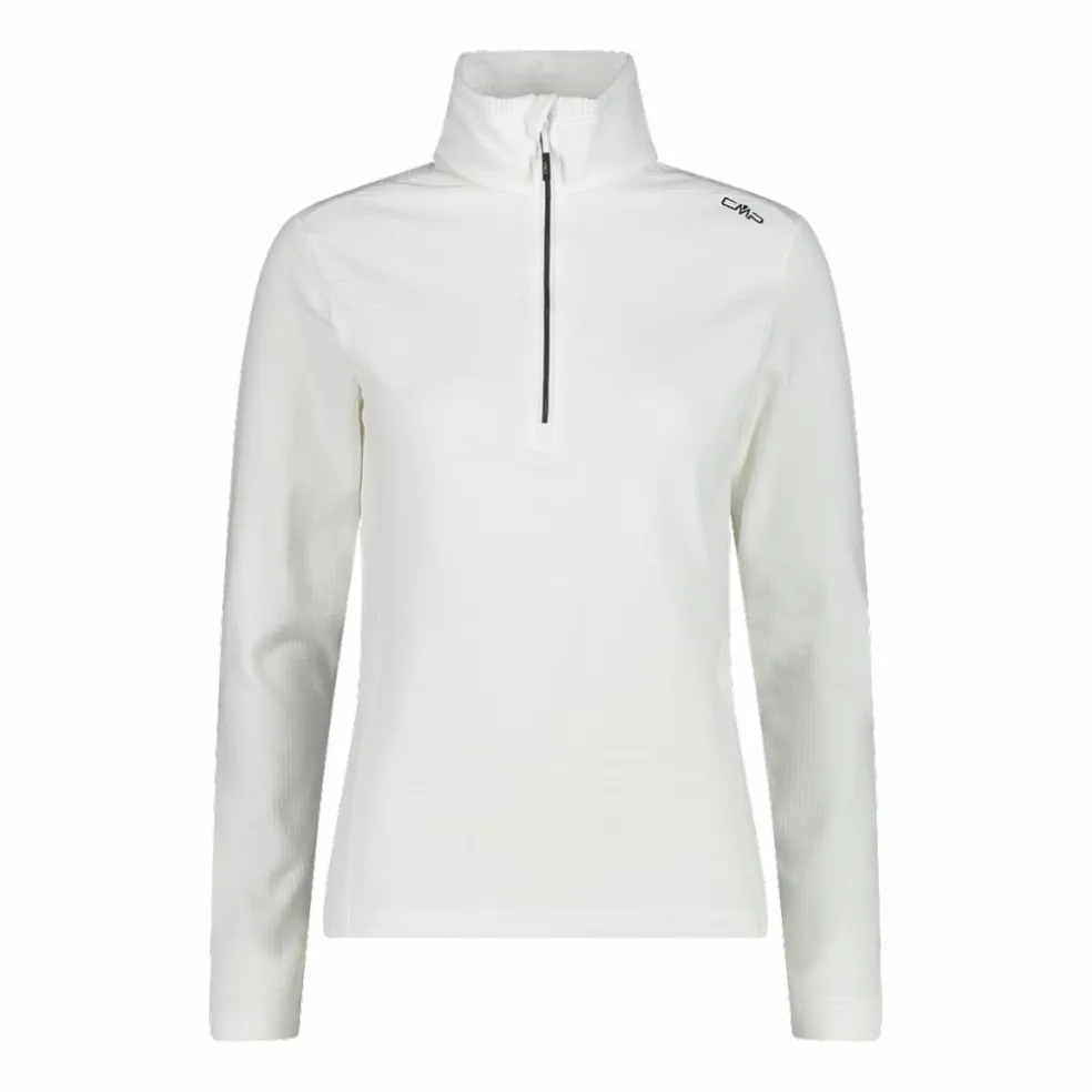 Pile mezza zip Grid Tech da donna