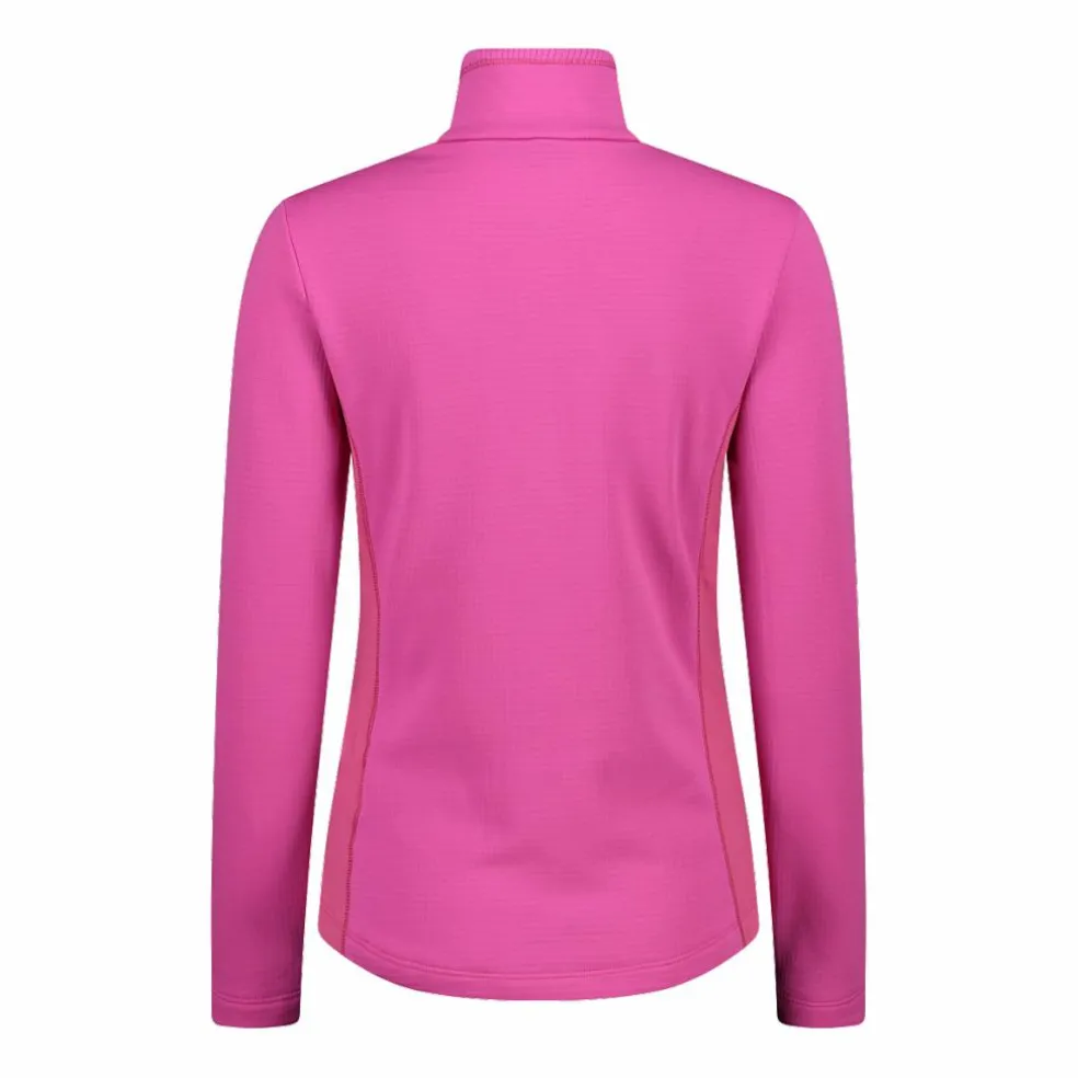 Pile mezza zip Grid Tech da donna