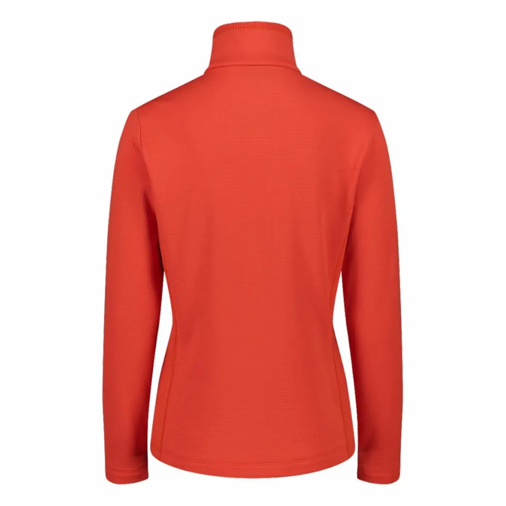 Pile mezza zip Grid Tech da donna