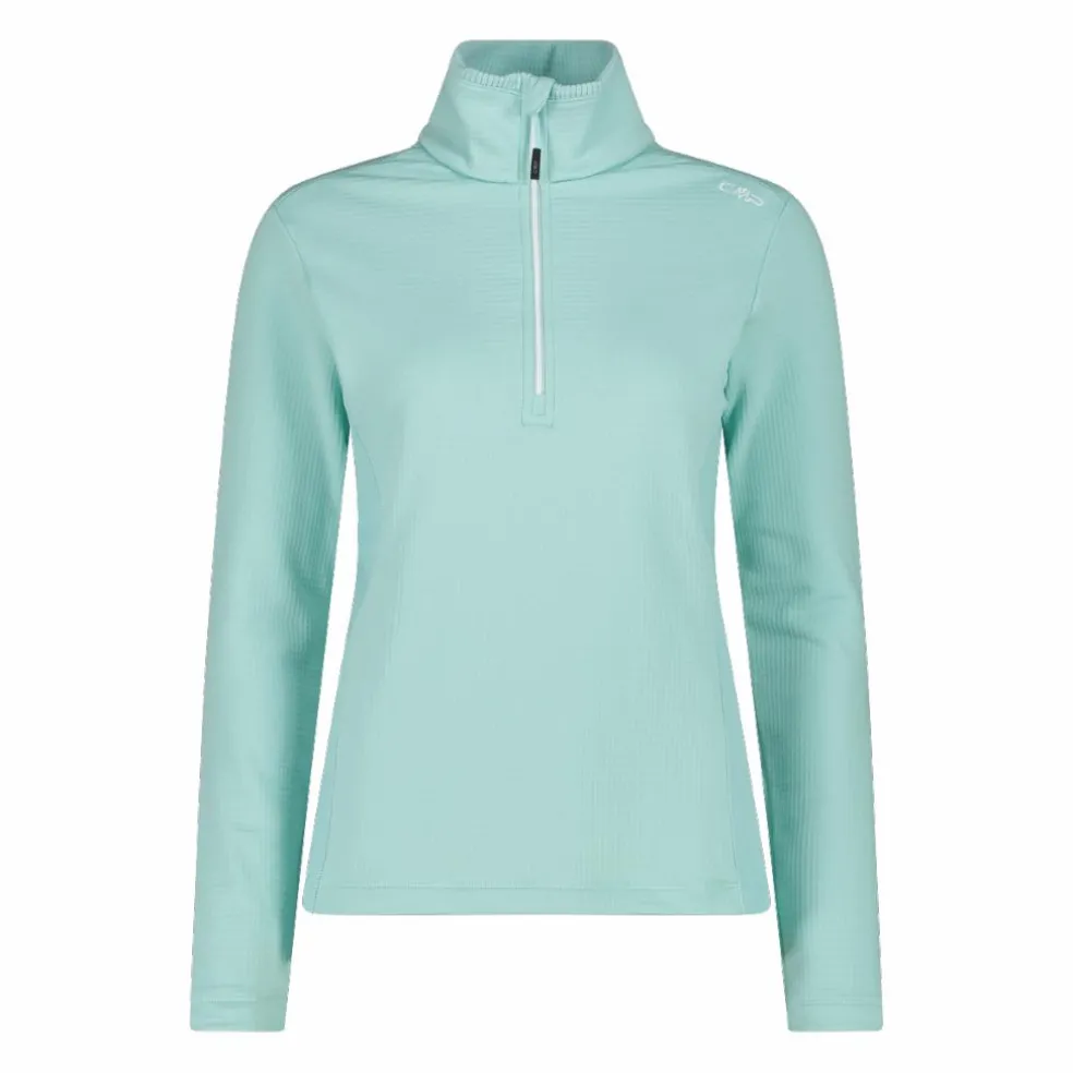 Pile mezza zip Grid Tech da donna