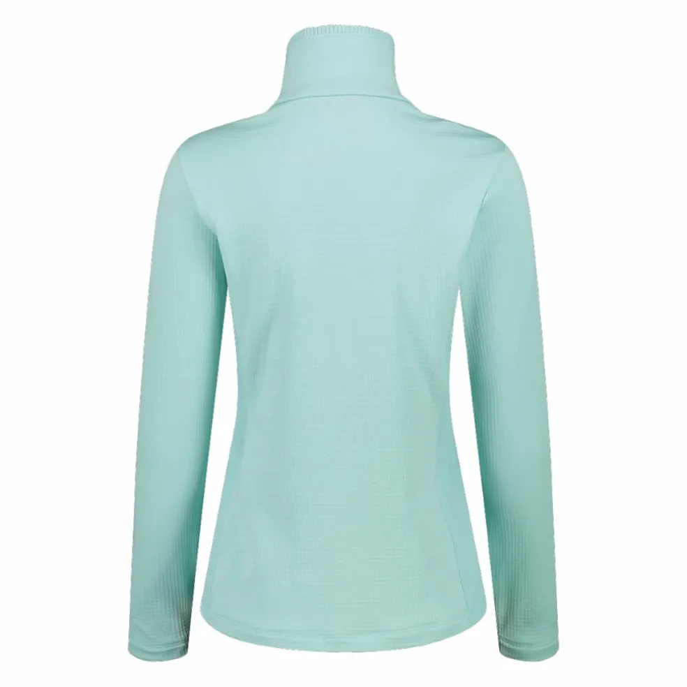 Pile mezza zip Grid Tech da donna