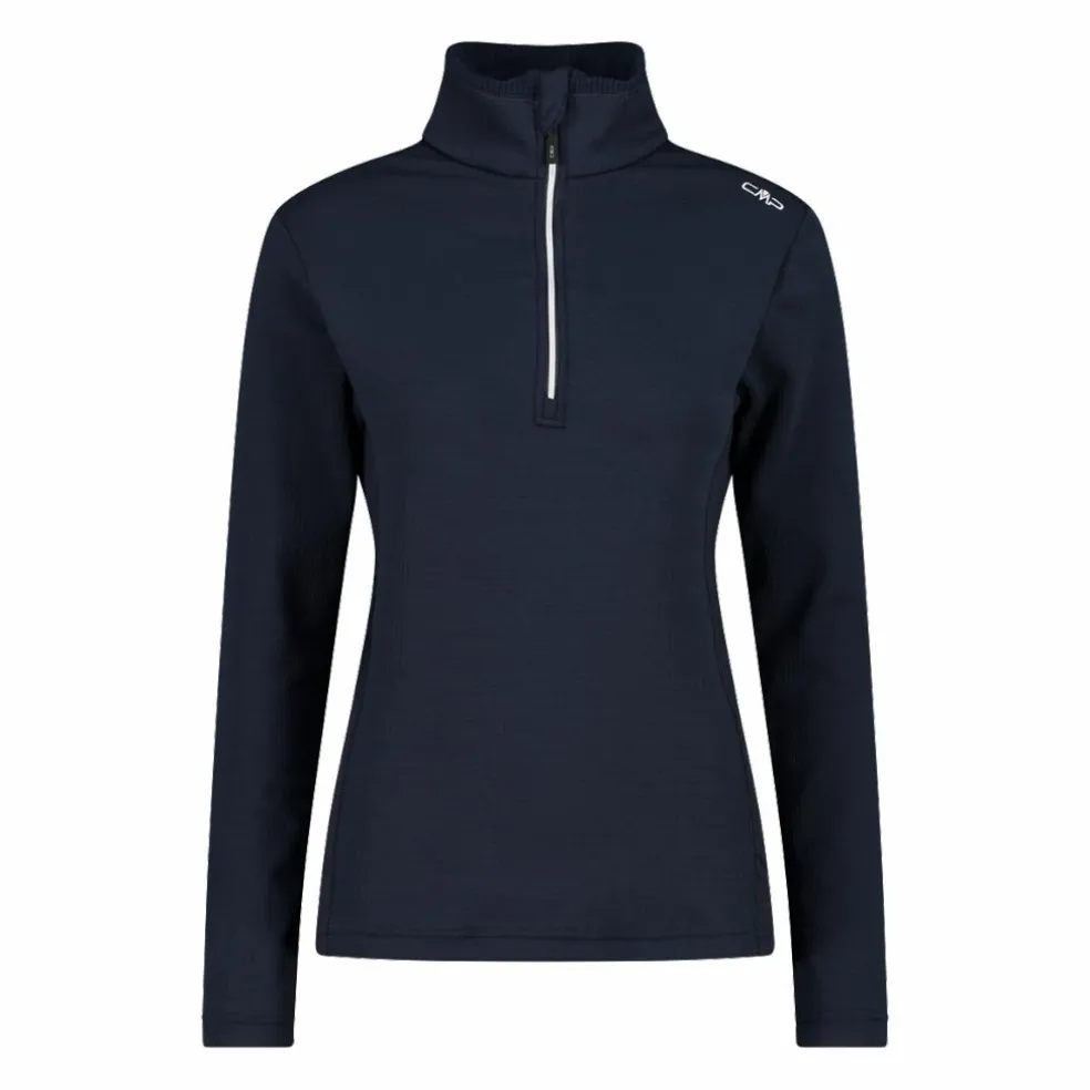 Pile mezza zip Grid Tech da donna