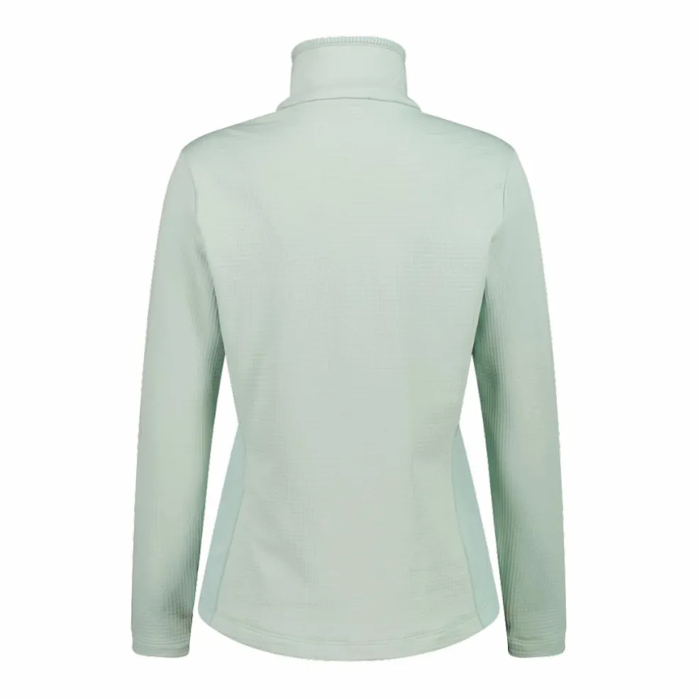 Pile mezza zip Grid Tech da donna