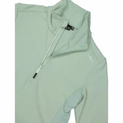 Pile mezza zip Grid Tech da donna