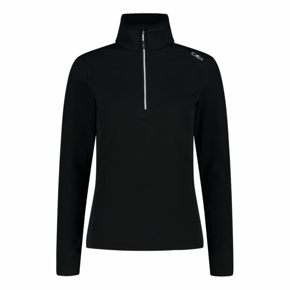 Pile mezza zip Grid Tech da donna
