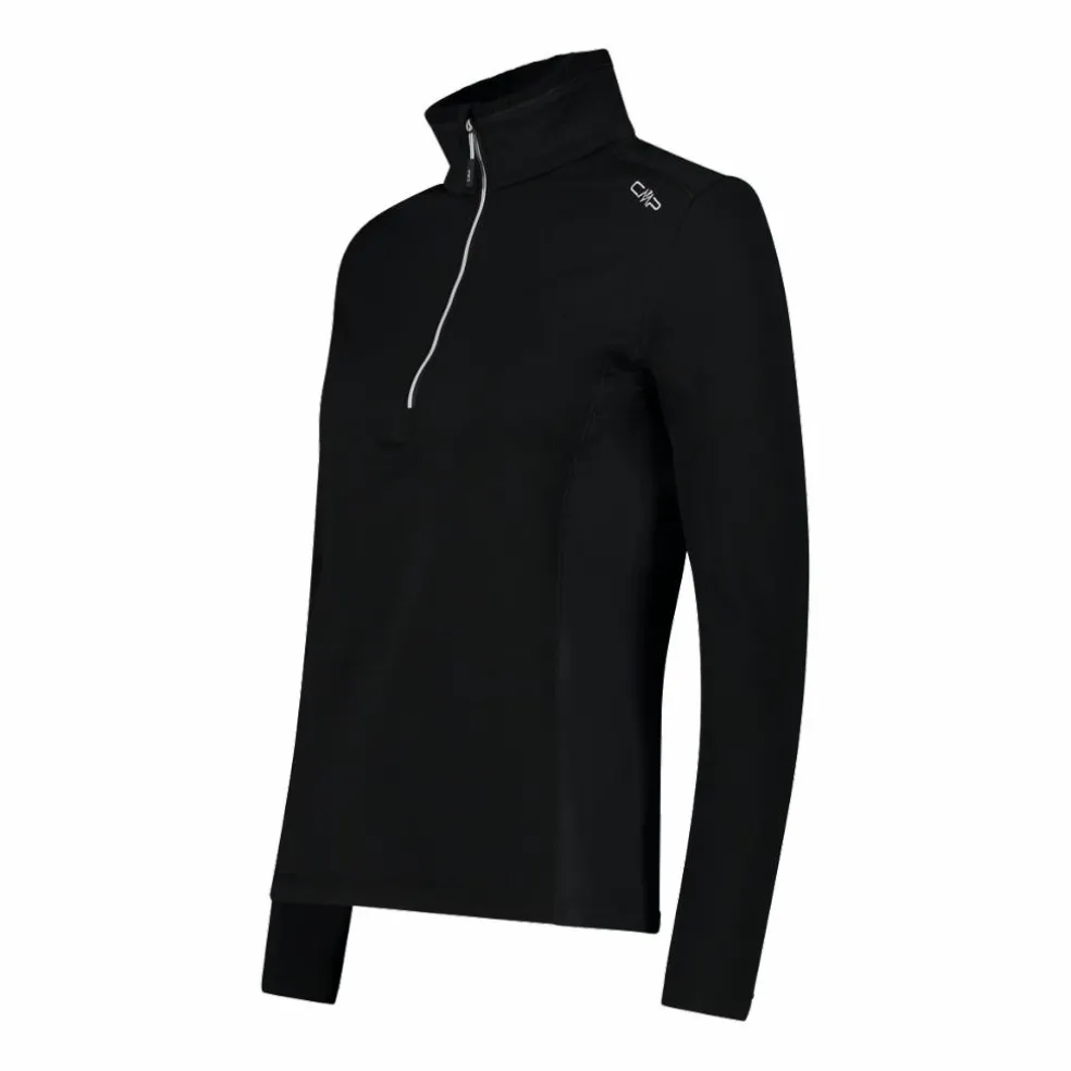Pile mezza zip Grid Tech da donna