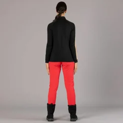 Pile mezza zip in Softech da donna