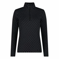 Pile mezza zip in Softech da donna con stampa allover