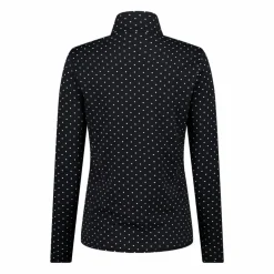 Pile mezza zip in Softech da donna con stampa allover