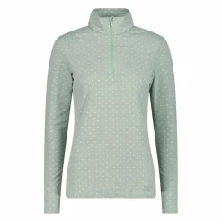 Pile mezza zip in Softech da donna con stampa allover