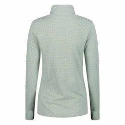 Pile mezza zip in Softech da donna con stampa allover