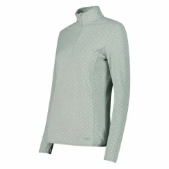 Pile mezza zip in Softech da donna con stampa allover