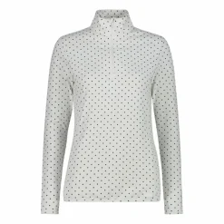 Pile mezza zip in Softech da donna con stampa allover