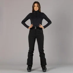 Pile mezza zip in Softech da donna con stampa allover