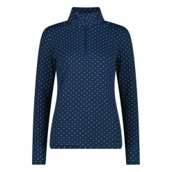 Pile mezza zip in Softech da donna con stampa allover