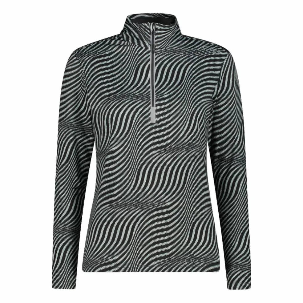 Pile mezza zip Softech da donna Unlimitech stampato