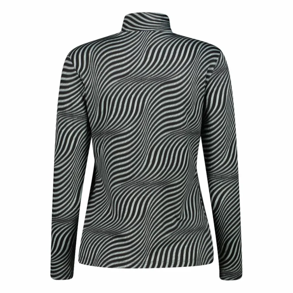 Pile mezza zip Softech da donna Unlimitech stampato