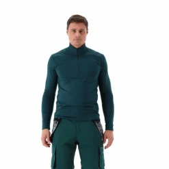 Pile mezza zip Softech da uomo tinta unita