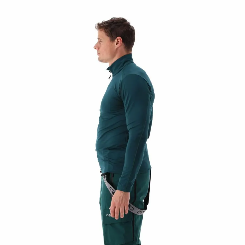 Pile mezza zip Softech da uomo tinta unita