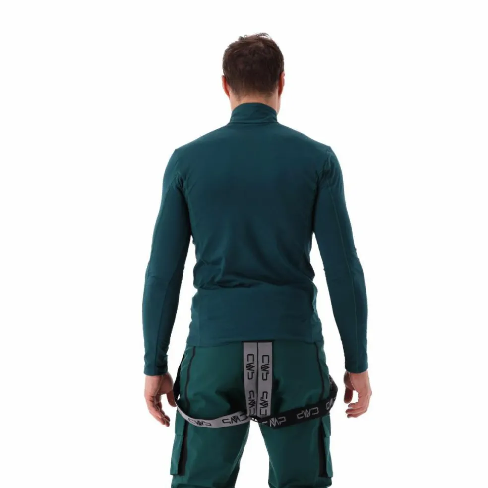 Pile mezza zip Softech da uomo tinta unita