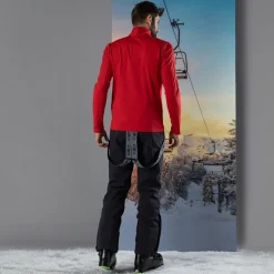 Pile mezza zip Softech da uomo tinta unita