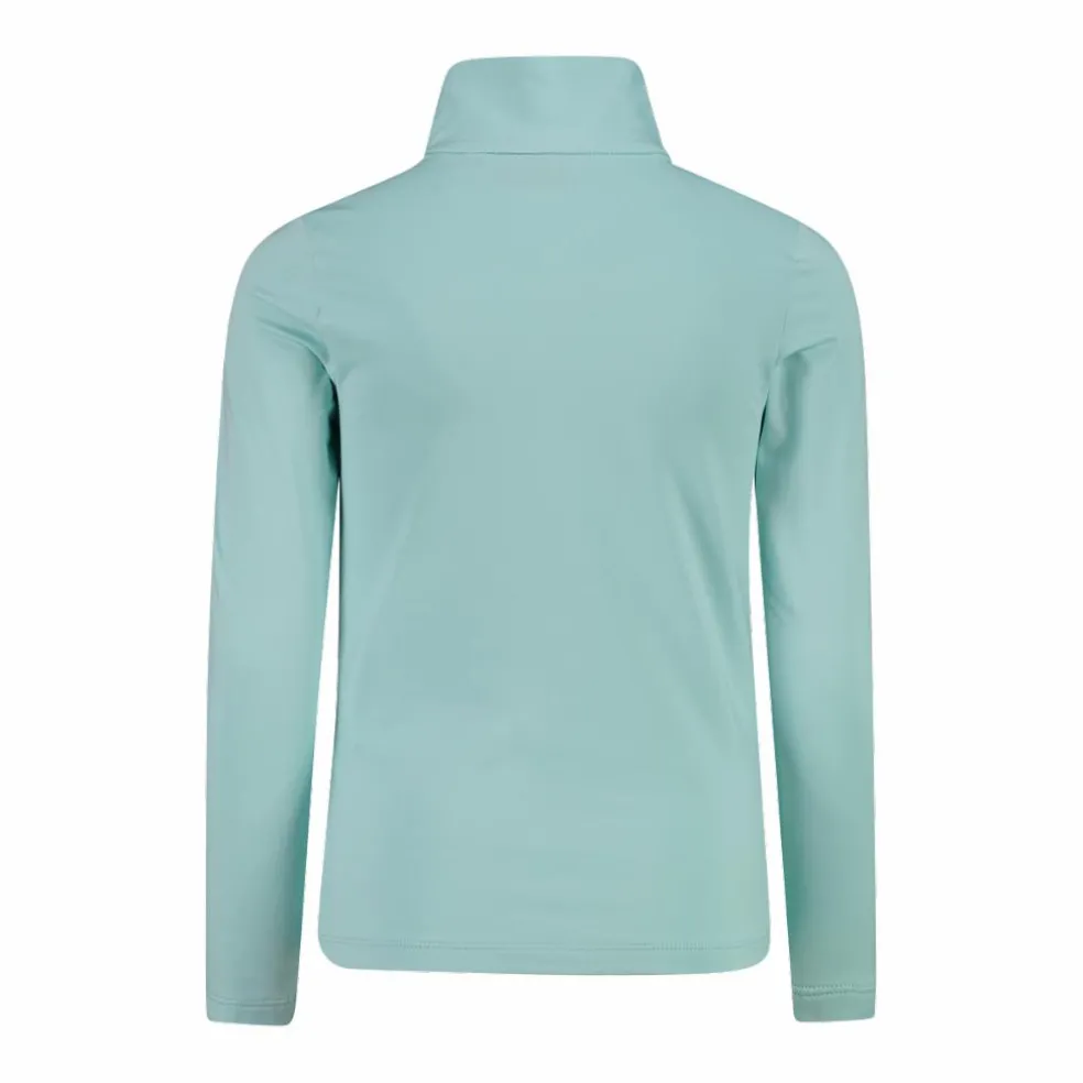 Pile mezza zip Softech da bambina tinta unita