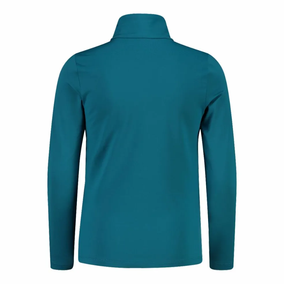 Pile mezza zip Softech da bambina tinta unita
