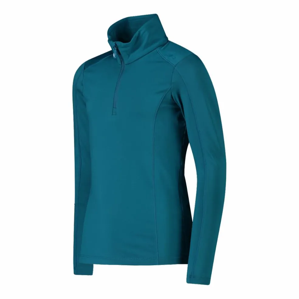 Pile mezza zip Softech da bambina tinta unita