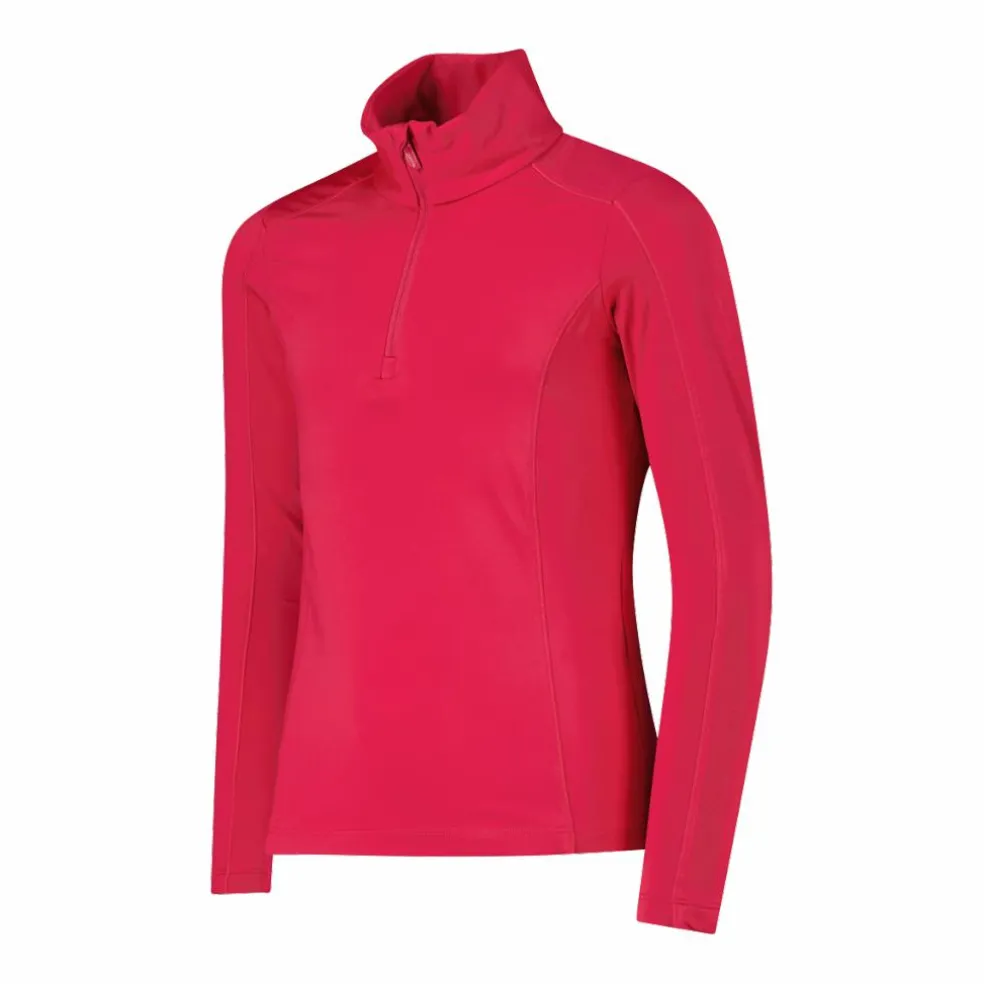 Pile mezza zip Softech da bambina tinta unita