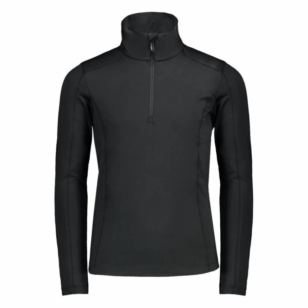 Pile mezza zip Softech da bambina tinta unita