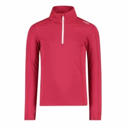 Pile mezza zip Softech da bambina tinta unita